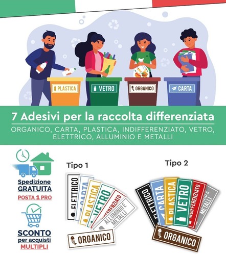 Etichette adesive raccolta - 7,