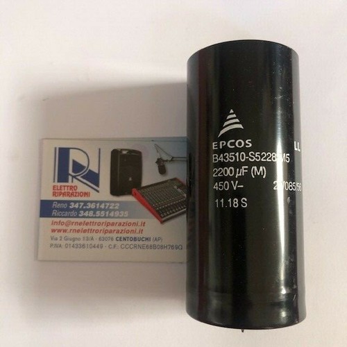2200uf 450v condensatore - 450v,