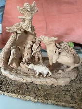 Natività presepe in ceramica