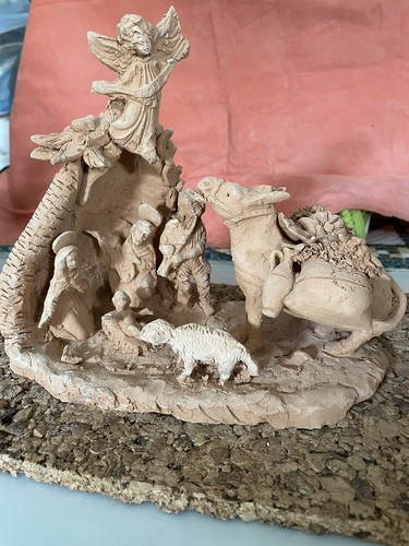 Natività presepe ceramica - in,