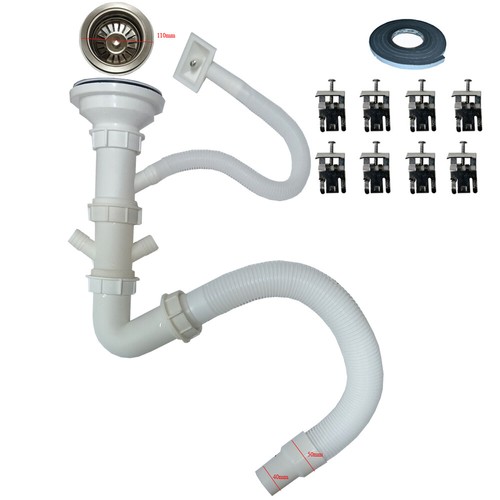 Set scarico lavello sifone