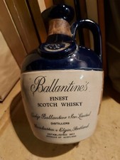 Ballantine's Scotch Whisky, DECANTER  vuoto porcellana smaltata blu 1964