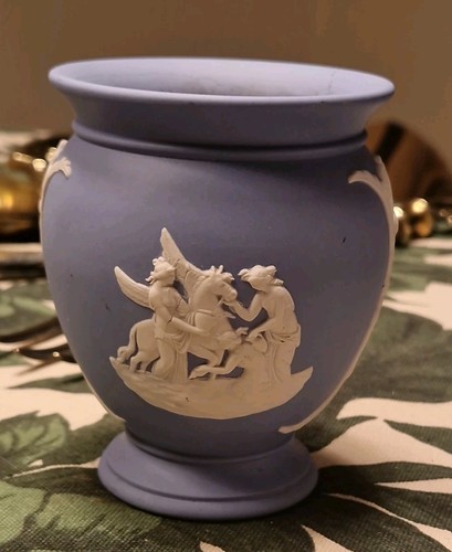Vaso bulbo jasperware blu - vaso, "jasperware"
