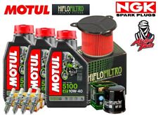 KIT/TAGLIANDO HONDA XRV AFRICA TWIN 650 88 90 MOTUL 5100 10W40 ARIA OLIO CANDELE