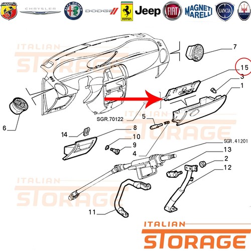 Lancia tappo sportello - lancia,