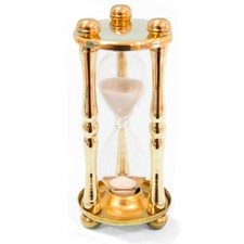 Brass and Glass Timepiece