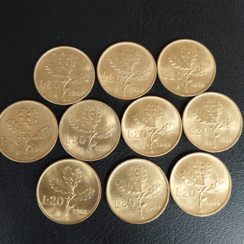 Lotto monete lire - 10, 20