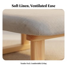 Pouf Imbottito a 4 Gambe