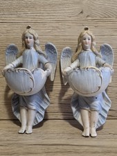 COPPIA ACQUASANTIERA ANGELI IN
