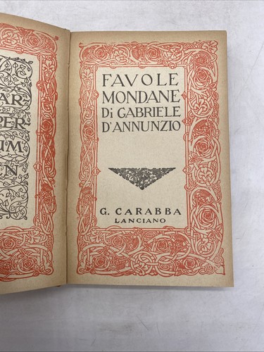 Gabriele annunzio favole - d'annunzio,