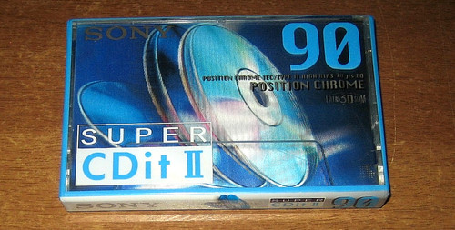 Cassetta sony super cdit 90 - sony, ii