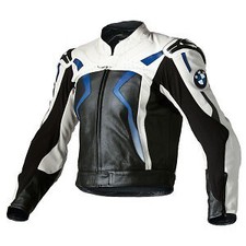 Giacca di pelle BMW moto corsa