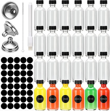 Bottigliette per Liquori Mini, Set Di Mini Bottiglie per Liquore Con Tappi a Vit