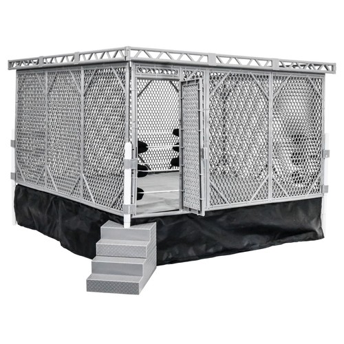 Steel cage playset wrestling - &,