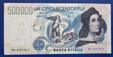 500.000  LIRE   RAFFAELLO 6
