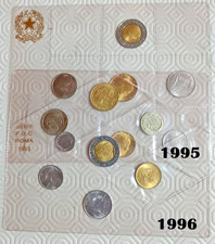 2 SERIE DIVISIONALI IN LIRE -  ANNO 1995 / 1996  FDC - REPUBBLICA ITALIANA