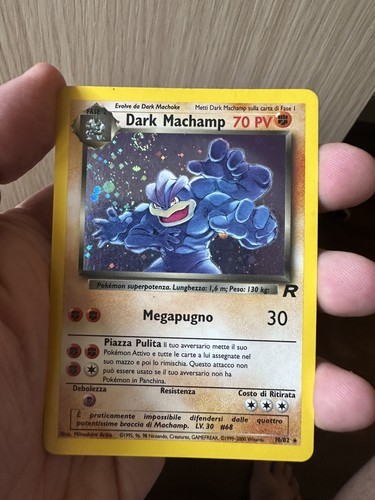 Carta pokemon dark machamp - pokemon,