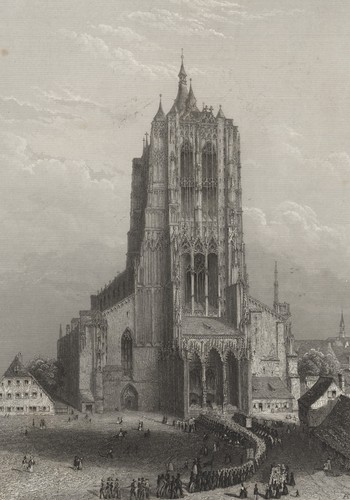 Cattedrale ulm processione - ulm,