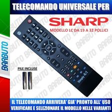 TELECOMANDO UNIVERSALE SHARP LC CLICCA IL TUO MODELLO LO RICEVERAI GIA PRONTO