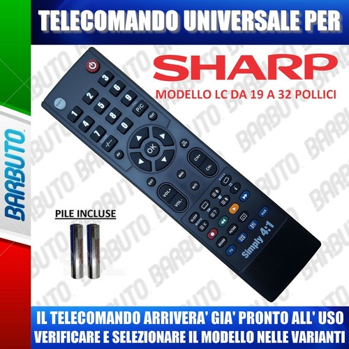 Telecomando universale sharp - universale,