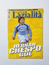 LAZIALITA LAZIO N. 234 MARZO 2001 CRESPO-LIVERPOOL-FAVALLI-ALBERTO SORDI