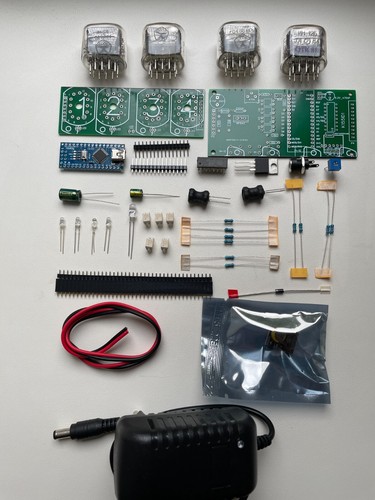 Nixie clock kit con - kit, (con