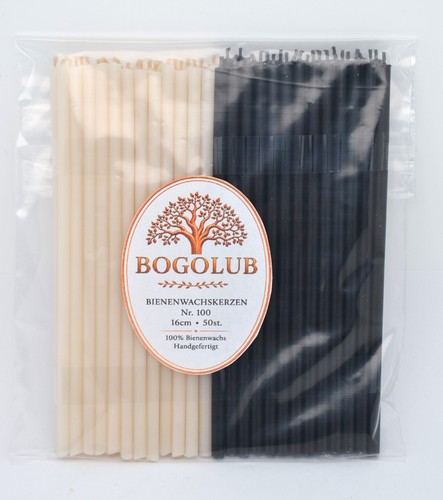 Candele 5 cm nero - candele, 15,5