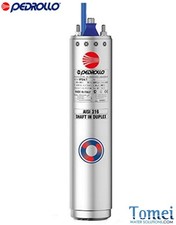 SOLO Motore Pompa 4" 10Hp Acciaio INOX Cavo 3,6m 4PS/10 380V Trifase Pedrollo