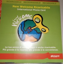 Schede telefoniche Internazionali Telecom con folder nuove