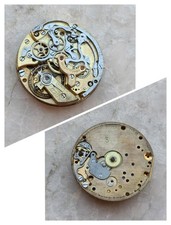 40s VULCAIN CHRONOGRAPH CAL. VALJOUX 22 VINTAGE WATCH MOVEMENT UHREN FOR PARTS