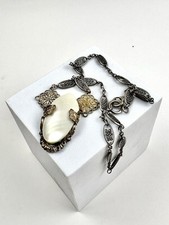 Collana Art Deco grande MOP e