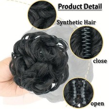 Chignon capelli sintetici clip