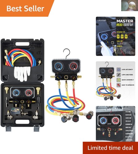 Set manometro durevole 3 - set, ac