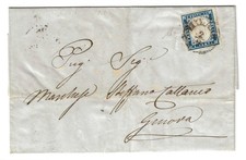 1859 Sardegna - Lettera con