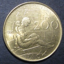 ITALIA REPUBBLICA 1980 200