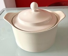 Biscottiera bianca Pontesa 18 cm diametro come nuova