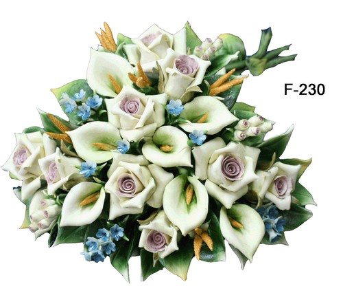 Bouquet con rose calle - e,