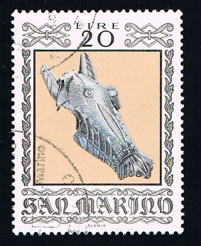 San marino francobollo - san, 1