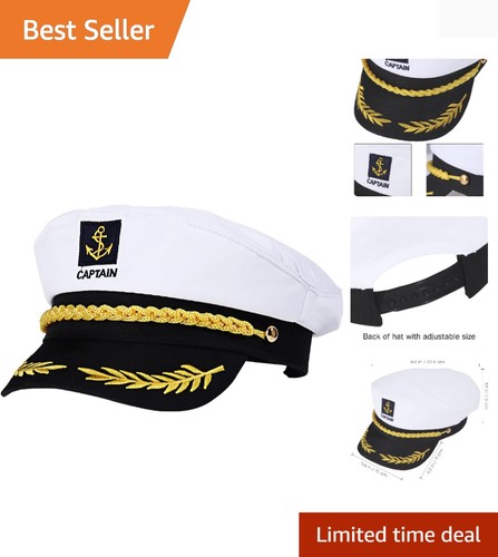 Cappello capitano bianco - da,