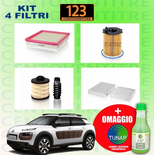 Kit tagliando filtri citroen - tagliando, 4