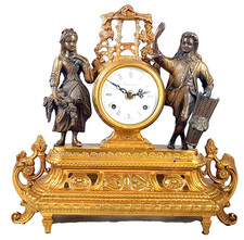 antico orologio da camino