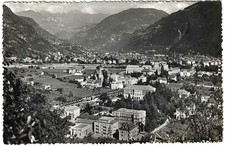 Bolzano col Catinaccio viaggiata 1950 ,  al Pittore Francesco Nonni -Faenza
