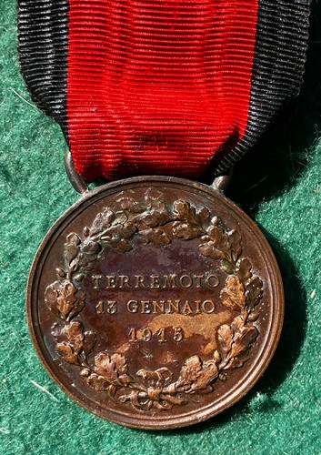 Medaglia terremoto marsica - medaglia,