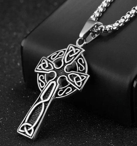 Collana ciondolo croce celtica - collana,