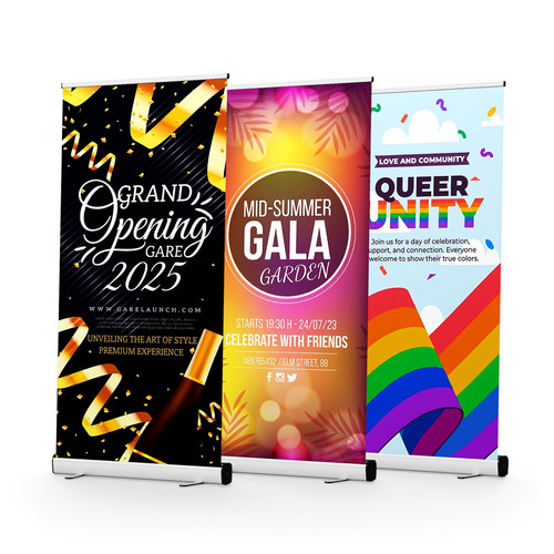Personalised event roll - roll, up