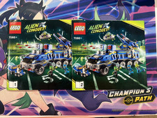 Lego Alien Conquest Earth Defence 7066 solo istruzioni 1 e 2