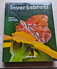 LIBRO INVERTEBRATI ATLANTE FOTOGRAFICO DEGLI ANIMALI DE AGOSTINI ILLUSTRATO