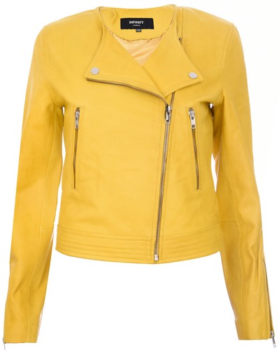 Donna pelle giacca classica - pelle,