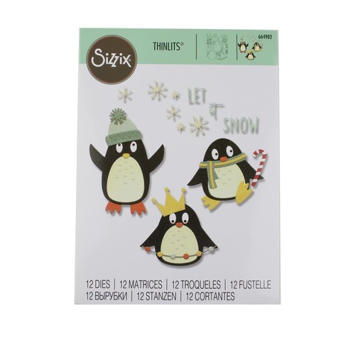 Sizzix thinlits pinguino - thinlits, amici