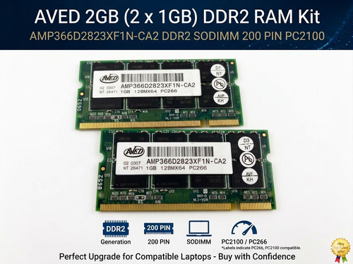 Kit ram ddr2 aved 2 - ram,